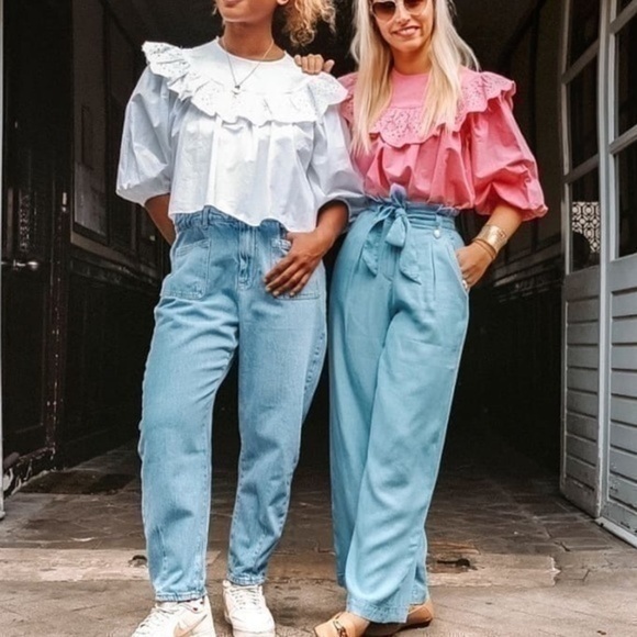 ZARA RUFFLED POPLIN TOP 7521/002 - Picture 12 of 13